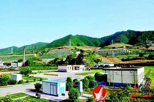 花園式單位——市天然氣公司一角。