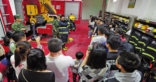 商州區(qū)消防中隊(duì)迎來一批特殊的客人