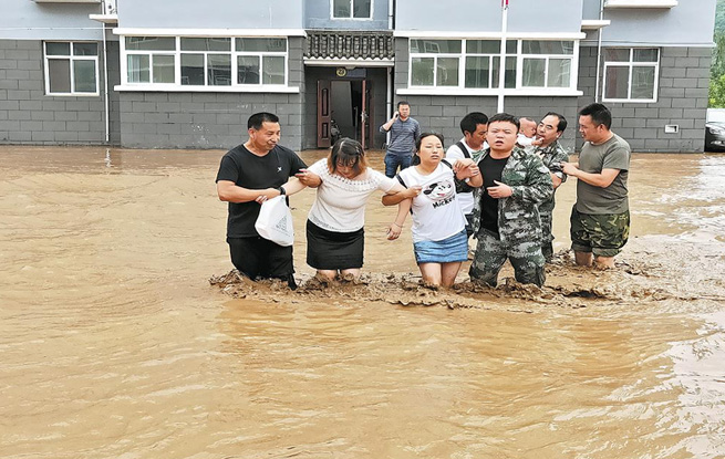 直擊防汛搶險救災(zāi)現(xiàn)場