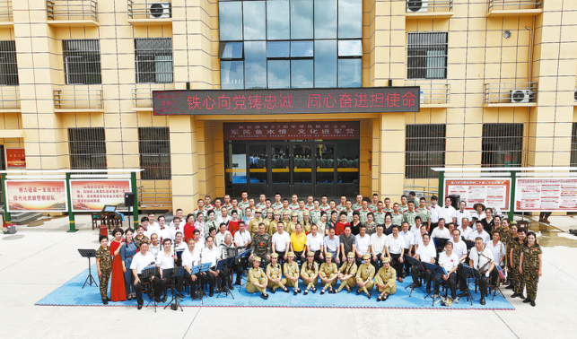 軍民魚水情 文化進(jìn)軍營