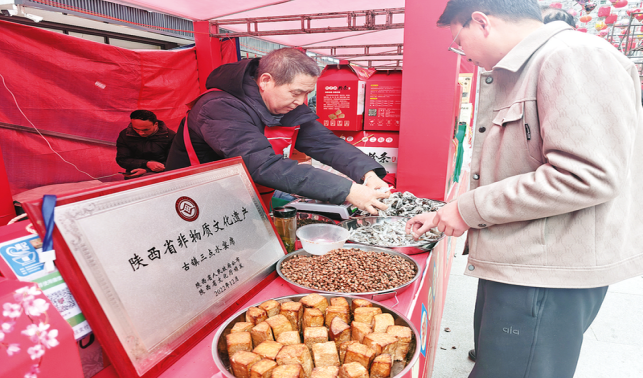 年貨集市購(gòu)銷兩旺