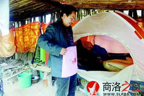 王占民山上的小木屋。